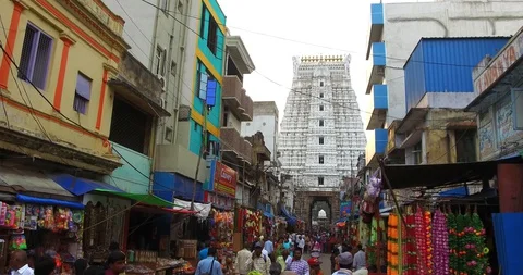 Tirupati Stock Footage 128224532