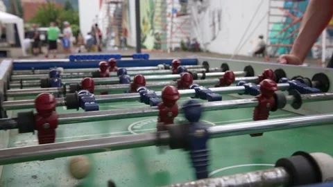 Tischfußball Tisch Match 库存影片 212005672