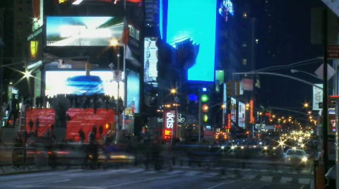 TiSq0075 time lapse with slow shutter Stock-Footage 627193