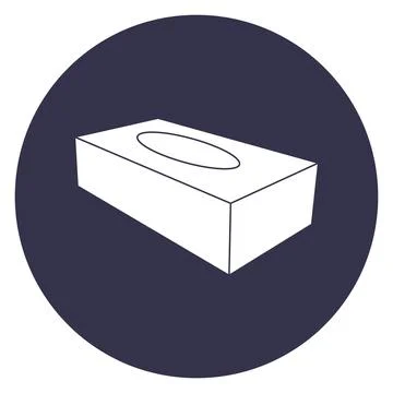 Tissue box icon vector illustration Stock Illustration