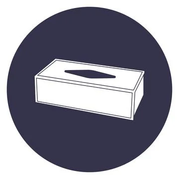 Tissue box icon vector illustration Stock Illustration