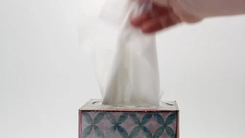 Tissue box isolated Stock Footage 289589096