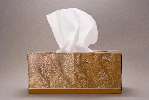 Tissue box isolated Stock Photos