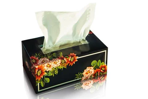 Tissue box mockup white tissue box no text for packaging, Backgrounds Stock Illustration