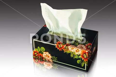 Tissue box mockup white tissue box no text for packaging, Backgrounds ~  Clip Art #169446987