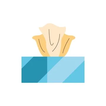 Tissue box pack Illustrazione stock