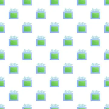 Tissue box pattern repeating seamless background design Stockillustratie