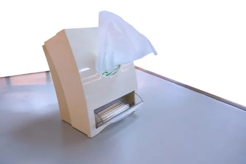 Tissue box with toothpick Stock Photos