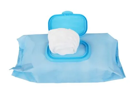 Tissue box on white Stock Photos