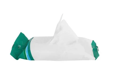 Tissue box on white Stock Photos