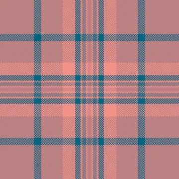 Tissue check plaid textile, new york fabric seamless background. Checks pat.. Stock Illustration
