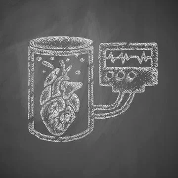 Tissue engineering icon Stock Illustration