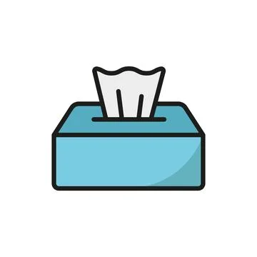 Tissue icon vector basic design simple Stock Illustration