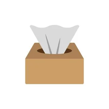 Tissue icon vector basic design simple Stock Illustration