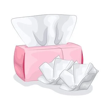 Tissue Illustration Stock-Illustration