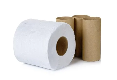 Tissue isolated on the white background Stock Photos
