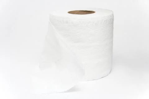 Tissue isolated on white background Stock Photos