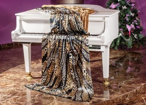 Tissue lies on the piano Stock Photos