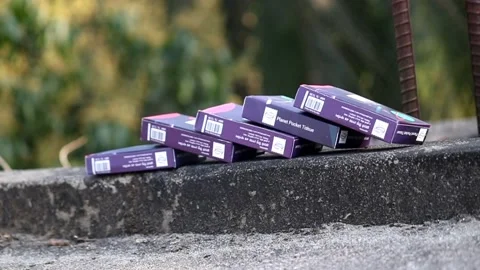 Tissue packets Stock Footage 150698688