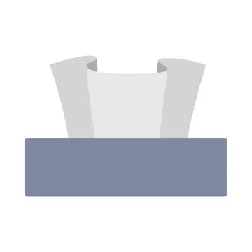 Tissue Paper Icon Illustration
