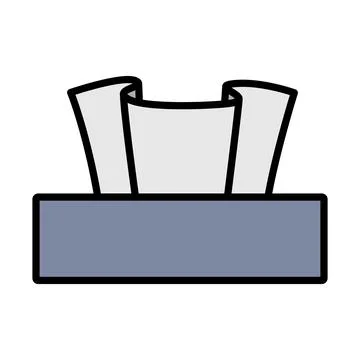 Tissue Paper Icon Illustration