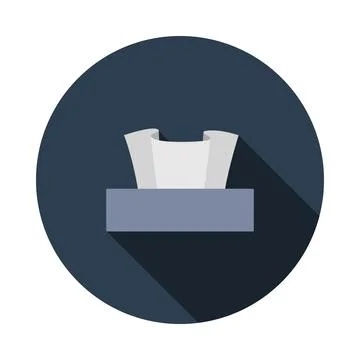 Tissue Paper Icon Illustration