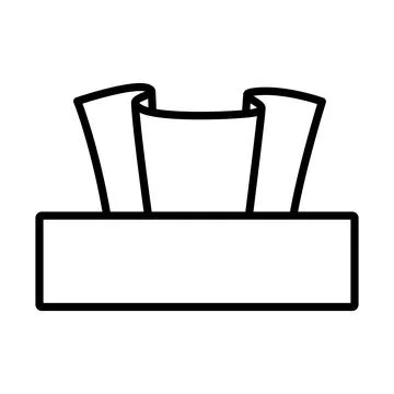 Tissue Paper Icon Illustration