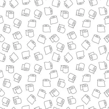 Tissue Paper vector minimal linear seamless pattern Stock Illustration