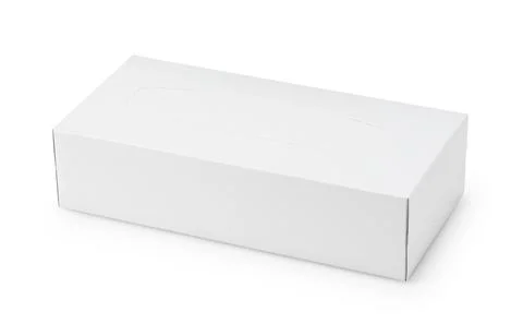 Tissue paper on a white background Stock Photos