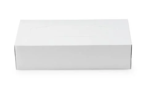 Tissue paper on a white background Foto stock
