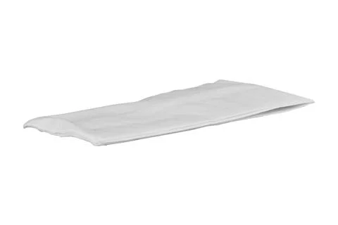 Tissue paper on white background single Stock Photos