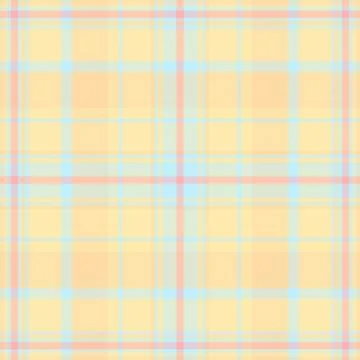 Tissue plaid background fabric, stitched check pattern textile. Uniform vec.. Stock Illustration