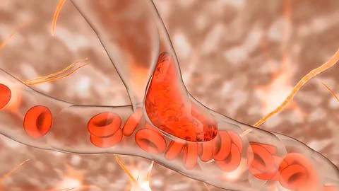 Tissue responses to ischemia Stock Illustration