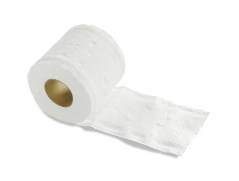 Tissue roll (with clipping path) Stock Photos