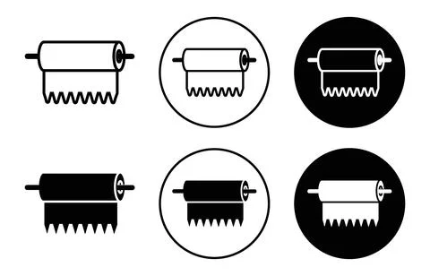 Tissue roll icon Stock Illustration