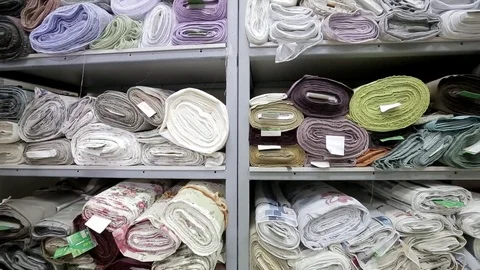 Tissue rolls on the shelves Stock Footage 73148211