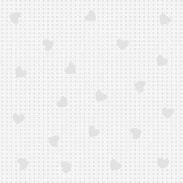 Tissue Template design with heart shape pattern on dot pattern Stock Illustration