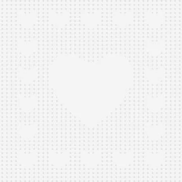 Tissue Template design with heart shape vector illustration Stock Illustration