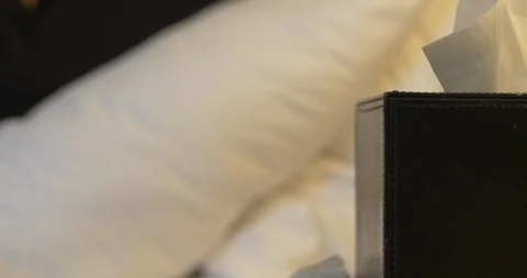 Tisues Close Up and Cold Vídeo Stock 123166003