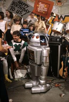 'Tiswas' TV Programme 스톡 사진