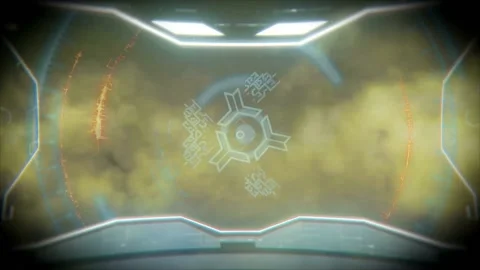 Titan Atmosphere Entry Video stock 143938051