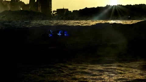 Titan Landing Video stock 143938076