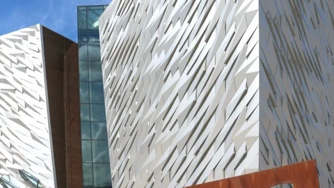 Titanic Belfast Stock Footage 89582281