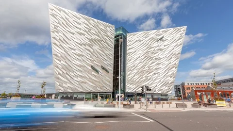 Titanic Belfast Stock Footage 114189189