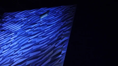 Titanic Belfast Side 1 Stock Footage 91260983