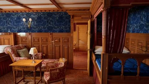 Titanic First Class Cabin 1 Stock Illustration