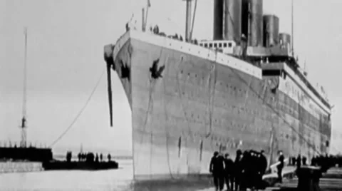 Titanic Original Historical Cleaned 3 - Belfast - Circa April 1912 Stock Footage 36267426