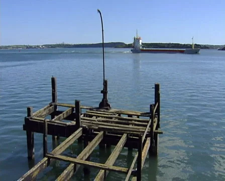 Titanic Pier Stock Footage 670716