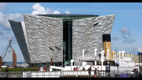 Titanic Quarter, Belfast Stock Footage 89582282