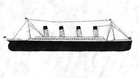 How to Draw Titanic Easy Step by Step Art Tutorial  YouTube